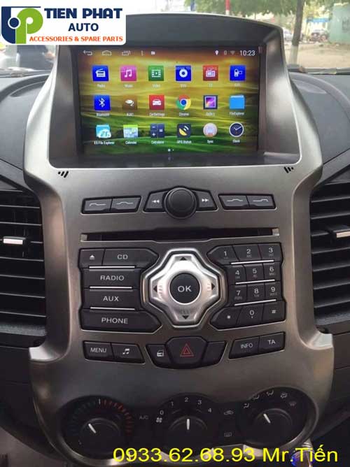 dvd chay android  cho Ford Ranger 2014 tai Huyen Can Gio
